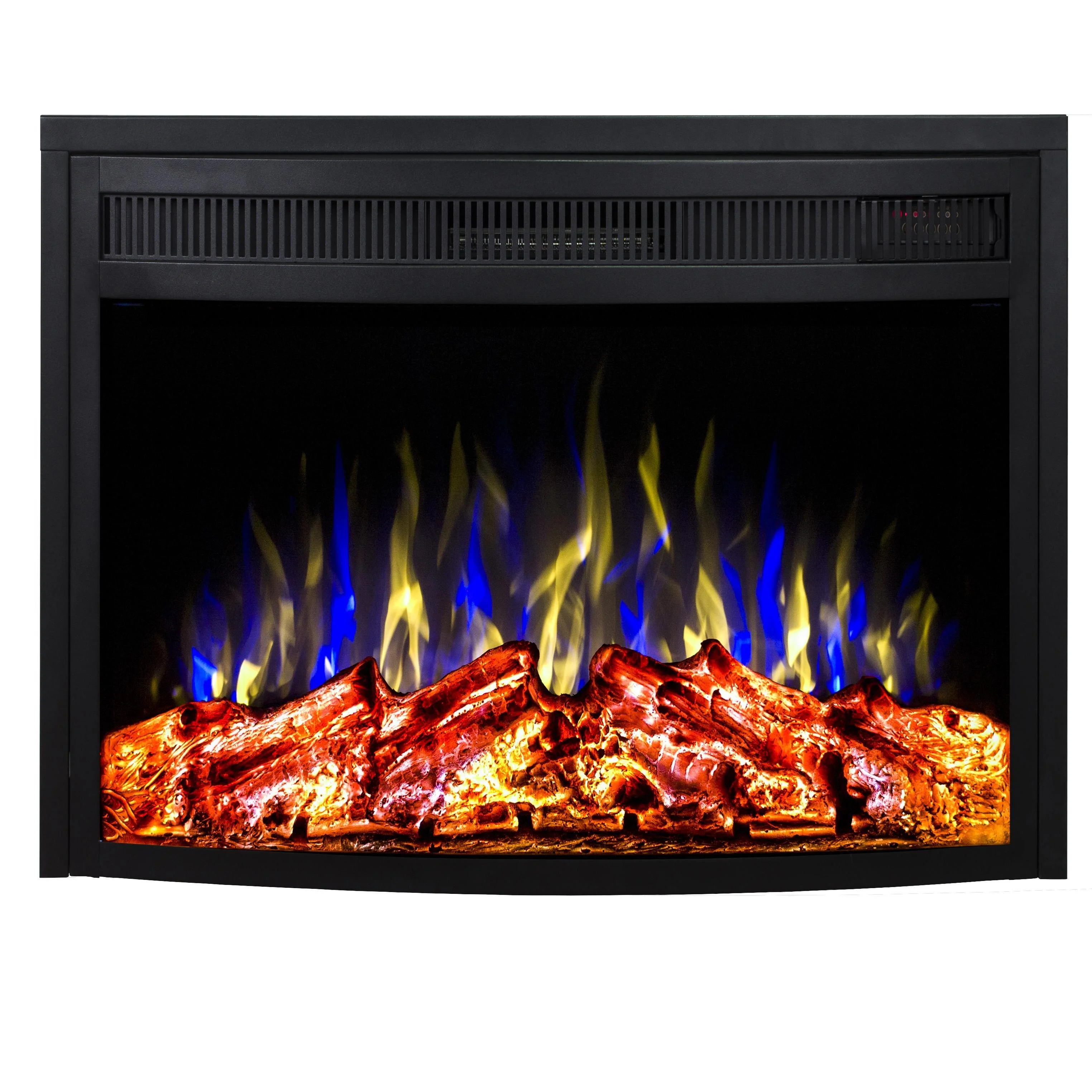 28″ Curved MultiFlame Insert Electric Fireplace