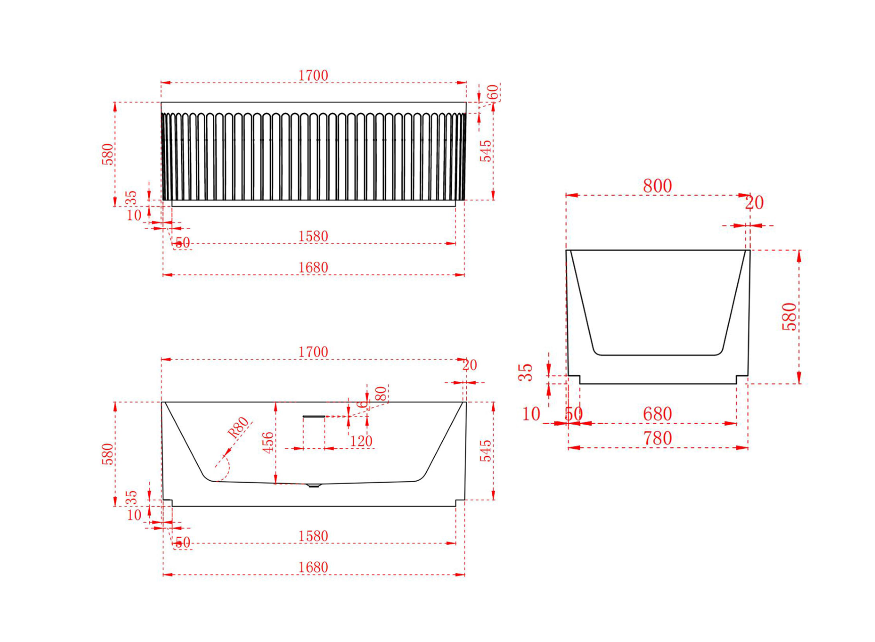 Grooving Bath Tub