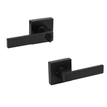 MBP TD001 Matt black Square Privacy Door Lock