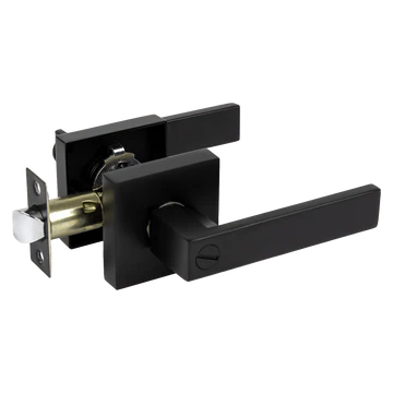 MBP TD001 Matt black Square Privacy Door Lock
