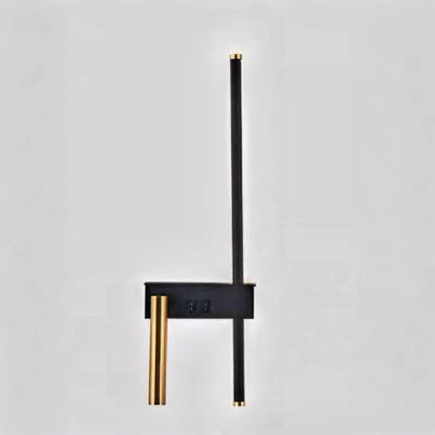 ONLY AVALIABLE ON ORDER- Modern LED Wall Light – Sand Black & Brass Gold
