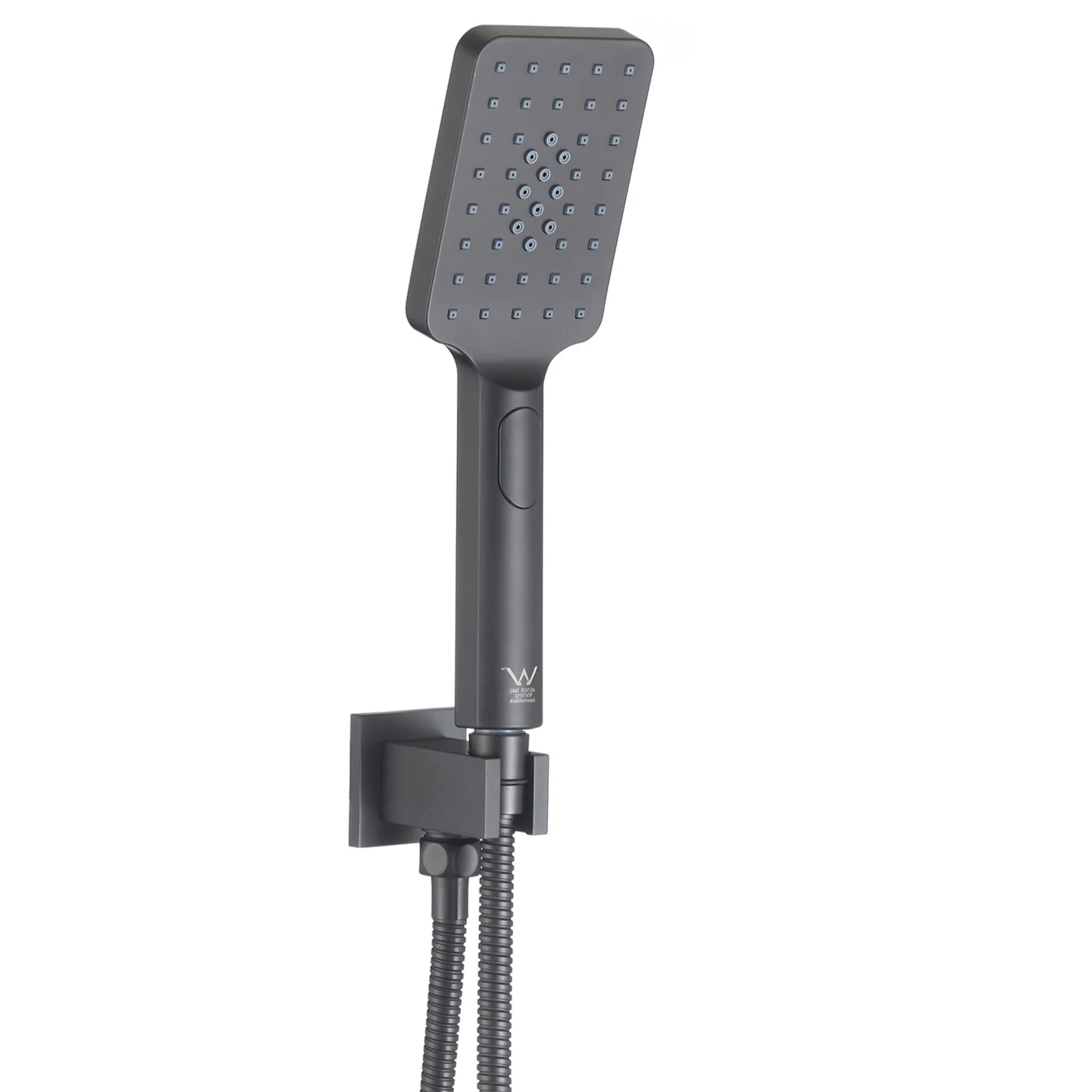 SQUARE HAND SHOWER WITH SHOWER HOSE